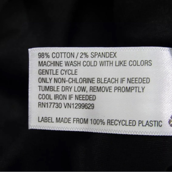 Wild Fable Black Twill Tube Mini Bodycon Dress - Picture 8 of 8